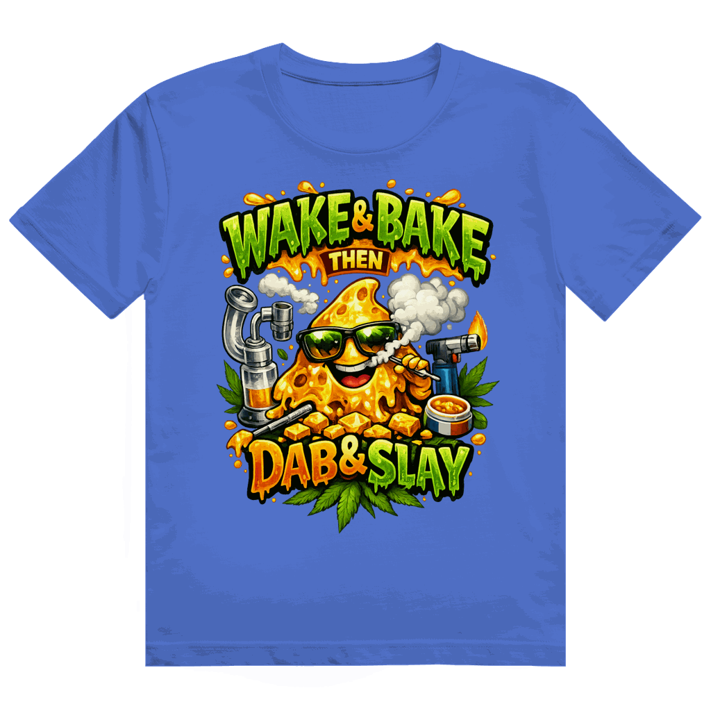 Heavy Cotton T-Shirt - Wake and Bake | Division420®