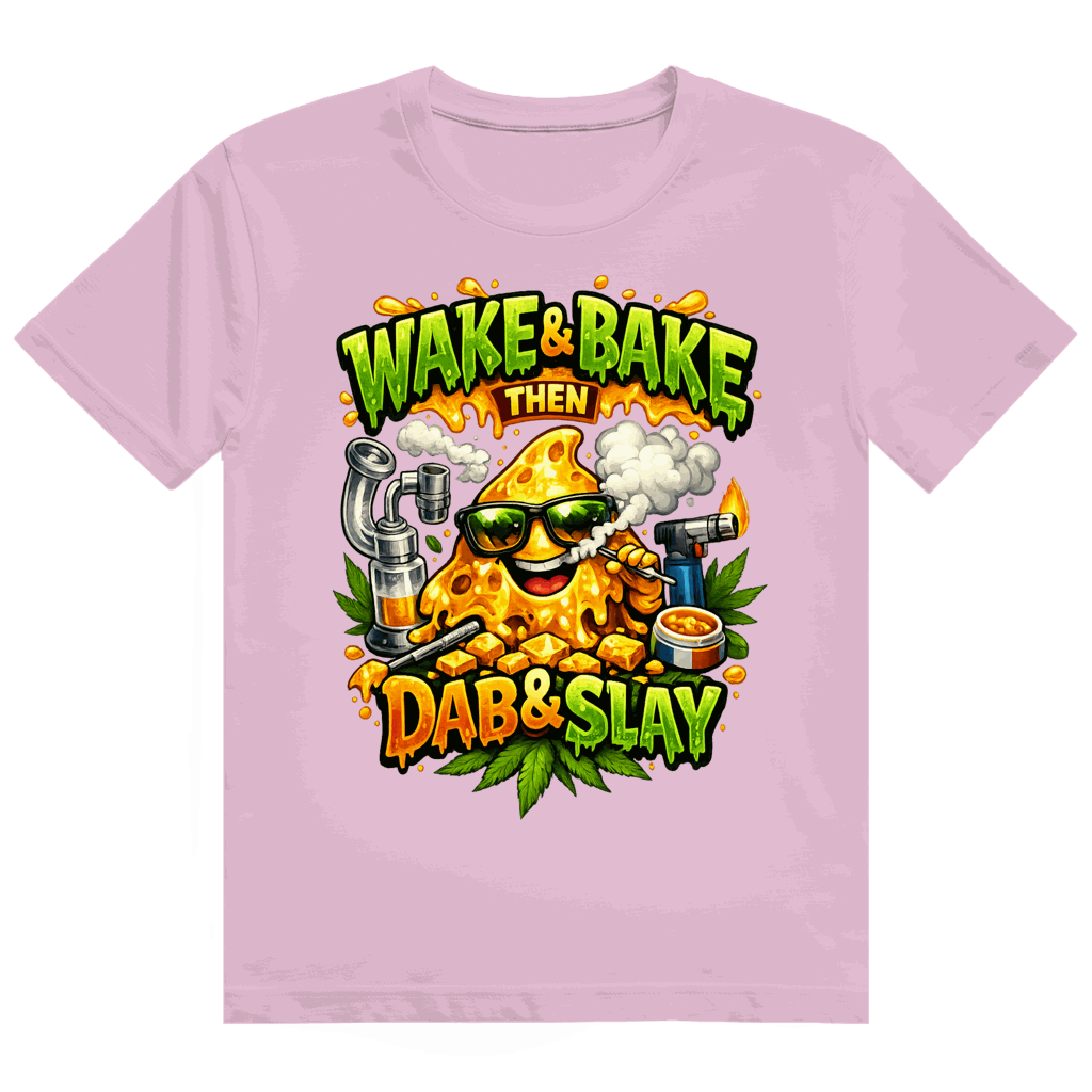 Heavy Cotton T-Shirt - Wake and Bake | Division420®