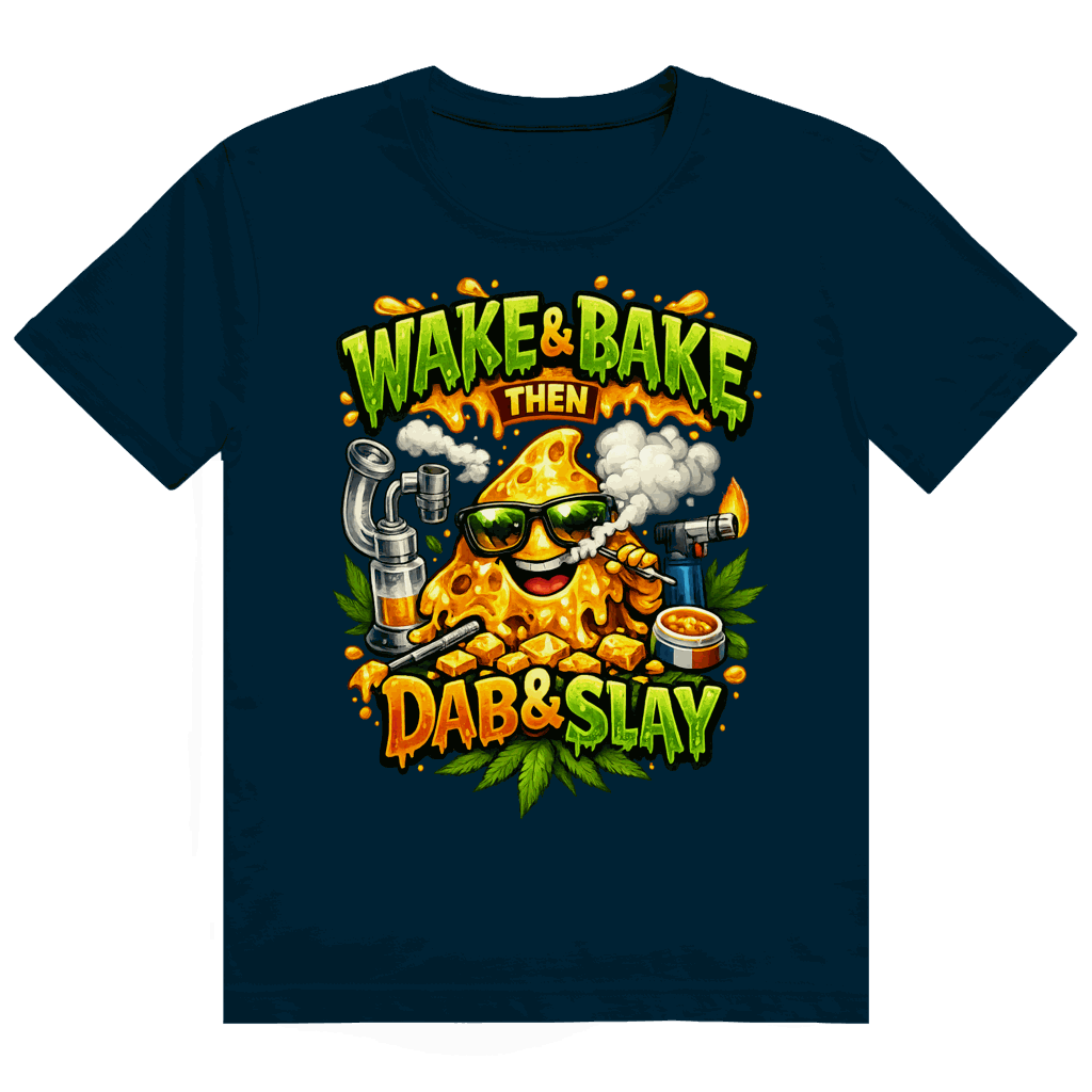 Heavy Cotton T-Shirt - Wake and Bake | Division420®