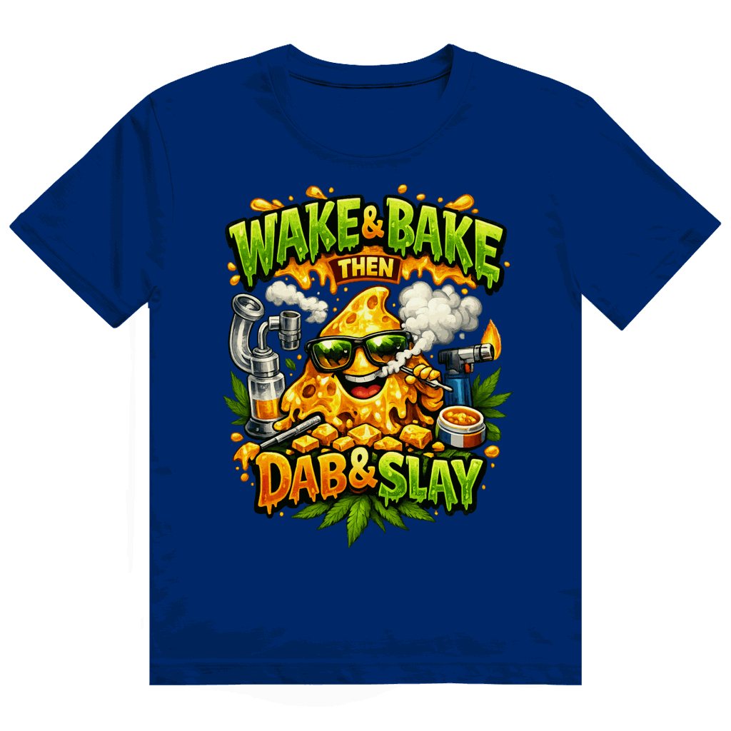 Heavy Cotton T-Shirt - Wake and Bake | Division420®