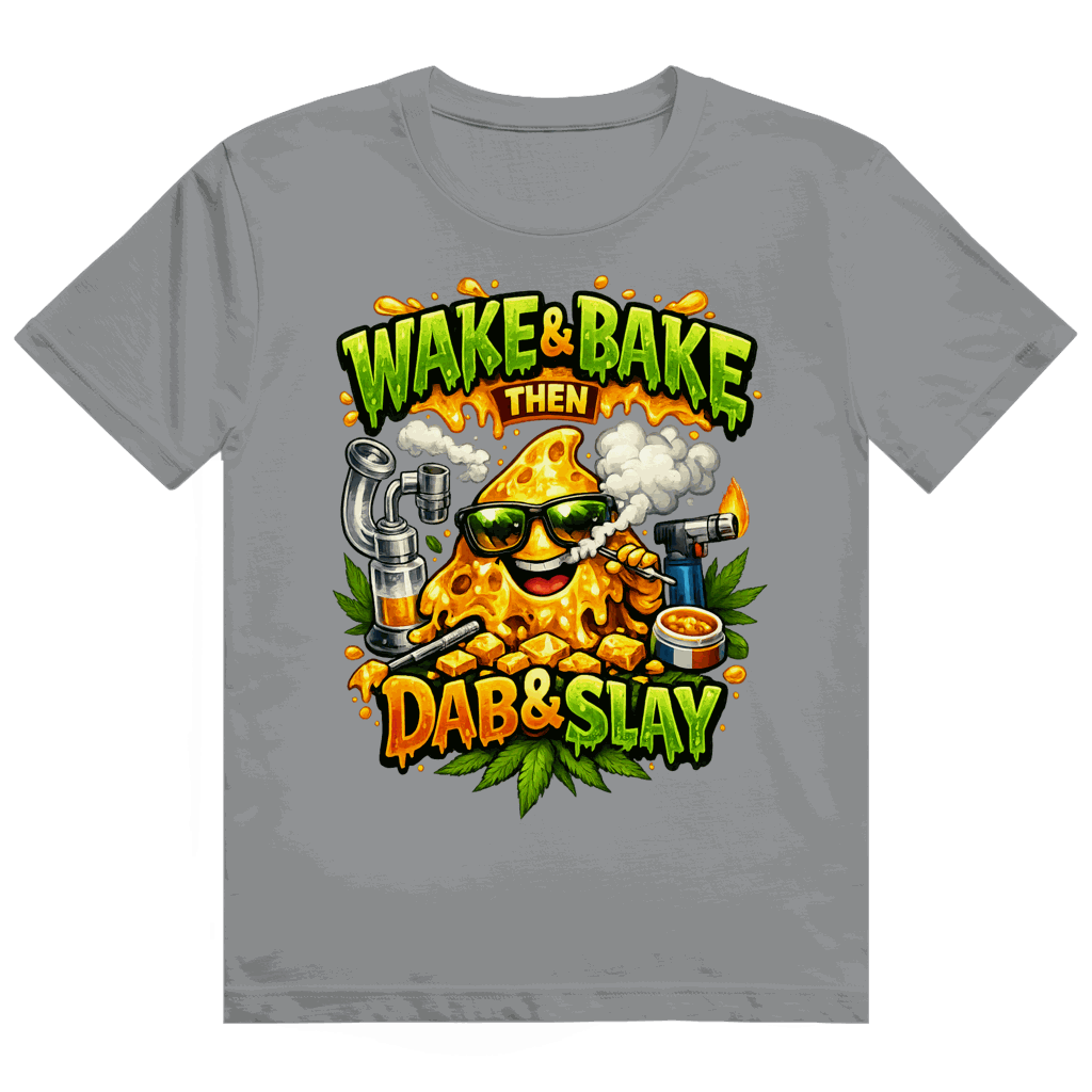 Heavy Cotton T-Shirt - Wake and Bake | Division420®