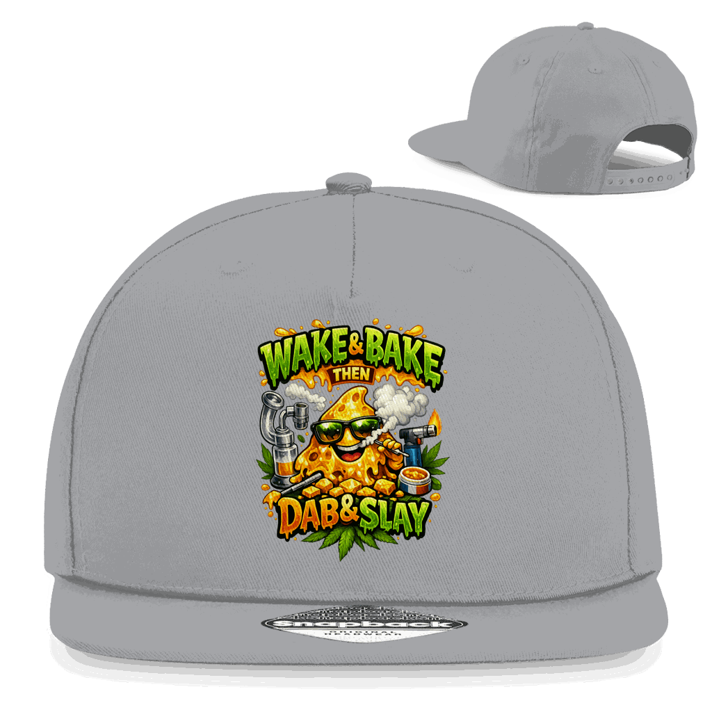 Snapback Rapper Cap - Wake and Bake | Division420®