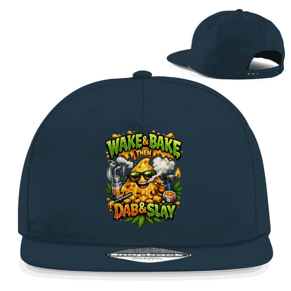 Snapback Rapper Cap - Wake and Bake | Division420®