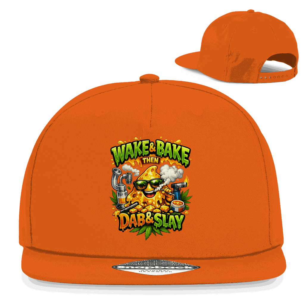 Snapback Rapper Cap - Wake and Bake | Division420®