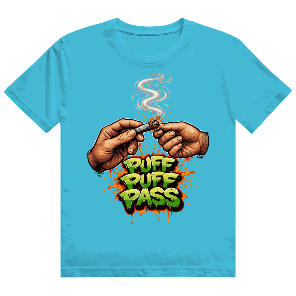 Heavy Cotton T-Shirt - Puff Puff Pass | Division420®