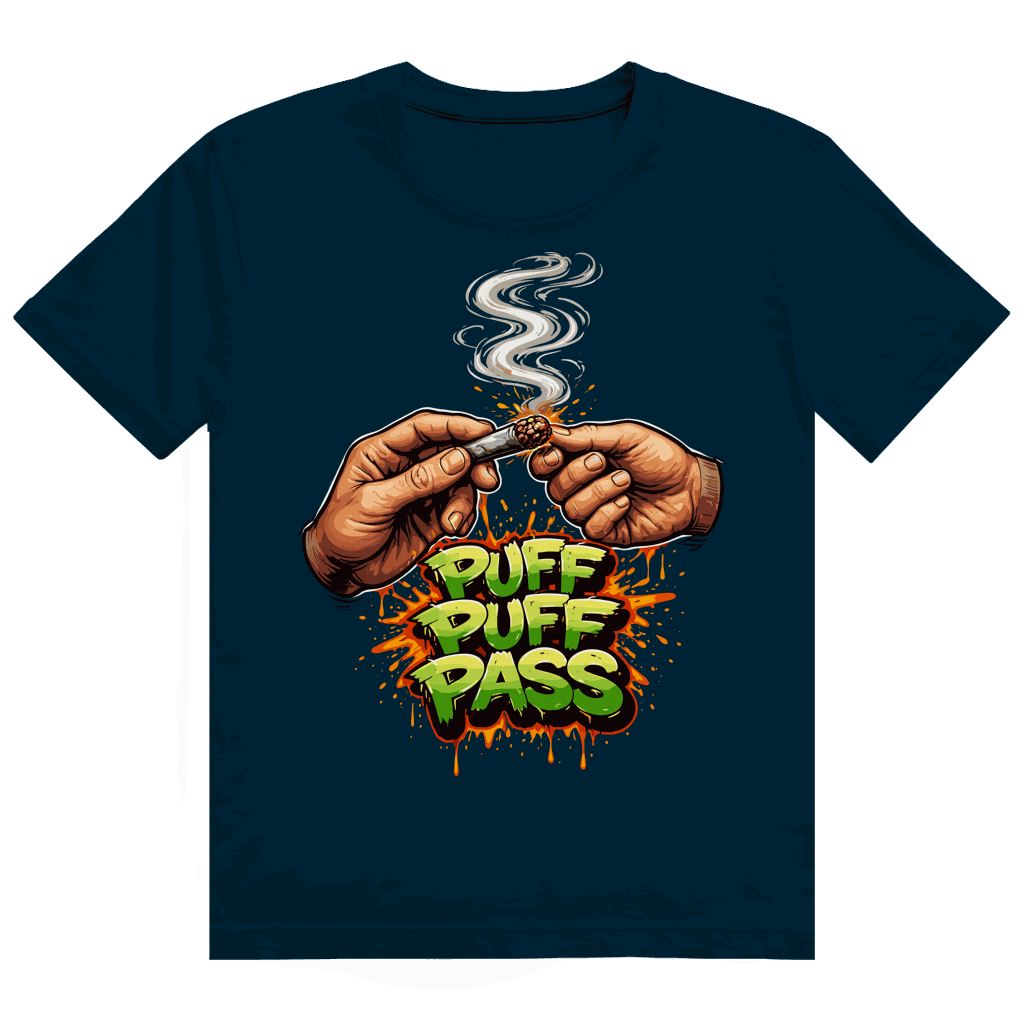 Heavy Cotton T-Shirt - Puff Puff Pass | Division420®