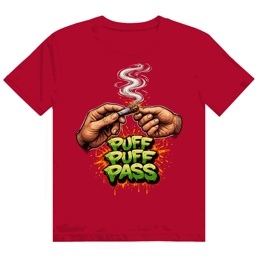 Heavy Cotton T-Shirt - Puff Puff Pass | Division420®