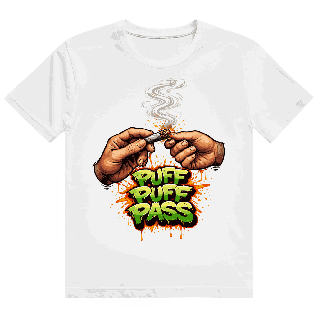 Heavy Cotton T-Shirt - Puff Puff Pass | Division420®