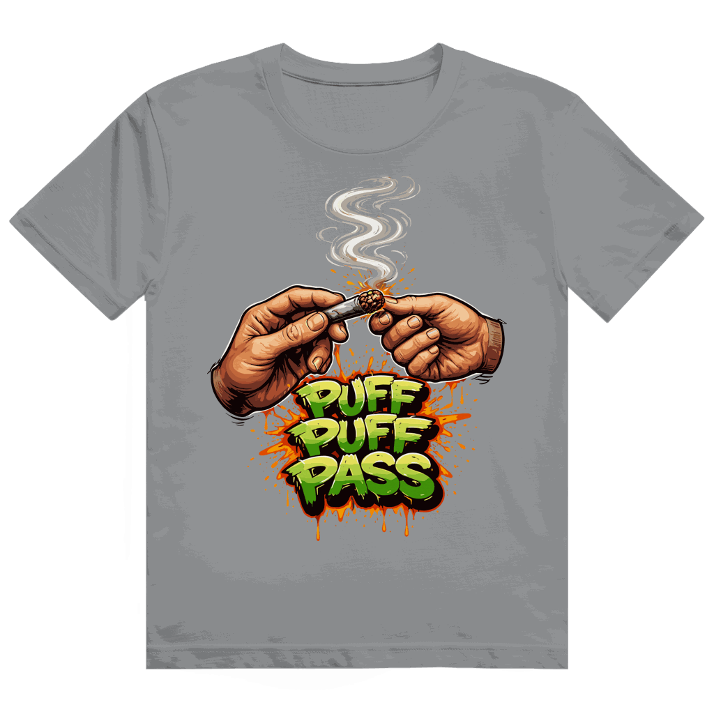 Heavy Cotton T-Shirt - Puff Puff Pass | Division420®