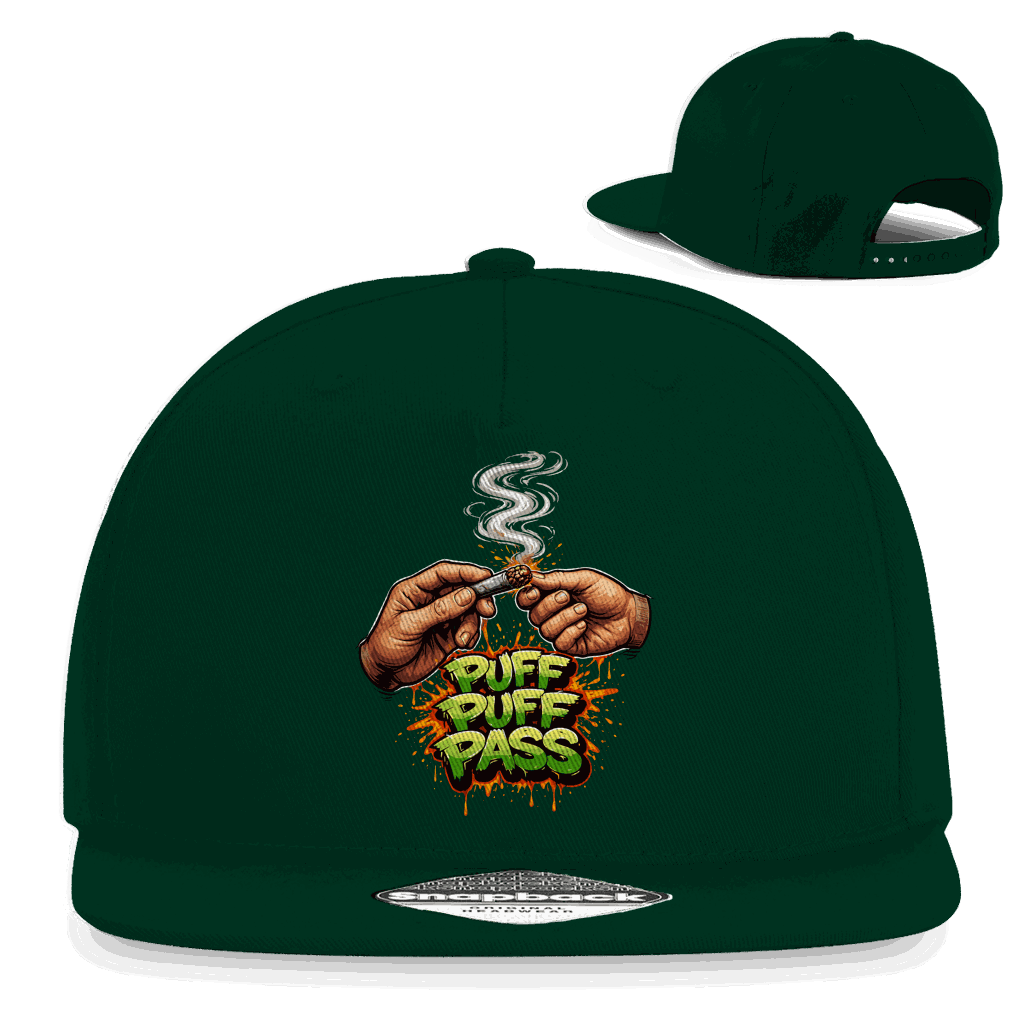 Snapback Rapper Cap - Puff Puff Pass | Division420®