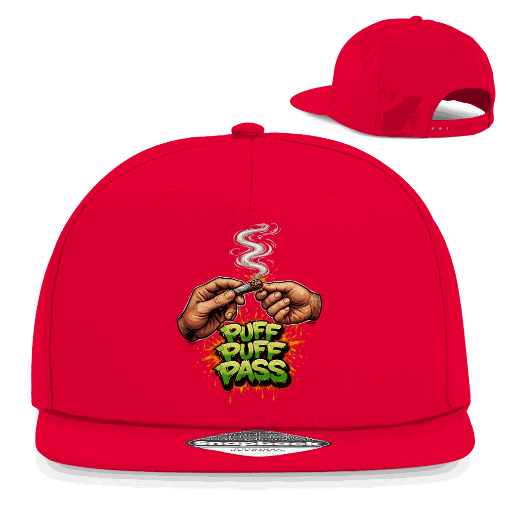 Snapback Rapper Cap - Puff Puff Pass | Division420®