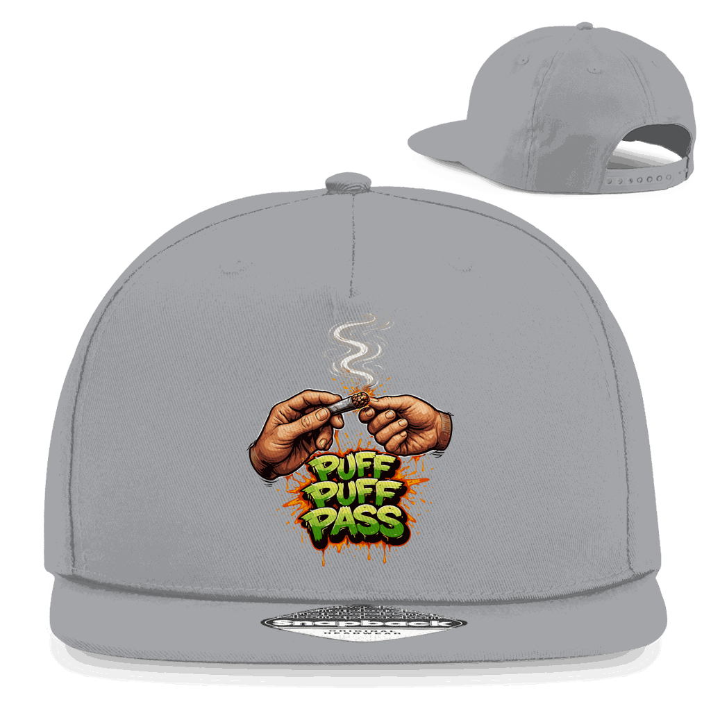 Snapback Rapper Cap - Puff Puff Pass | Division420®
