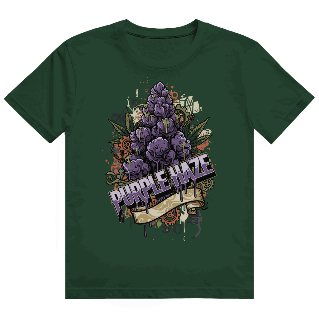 Heavy Cotton T-Shirt - Purple Haze Art Print | Division420®