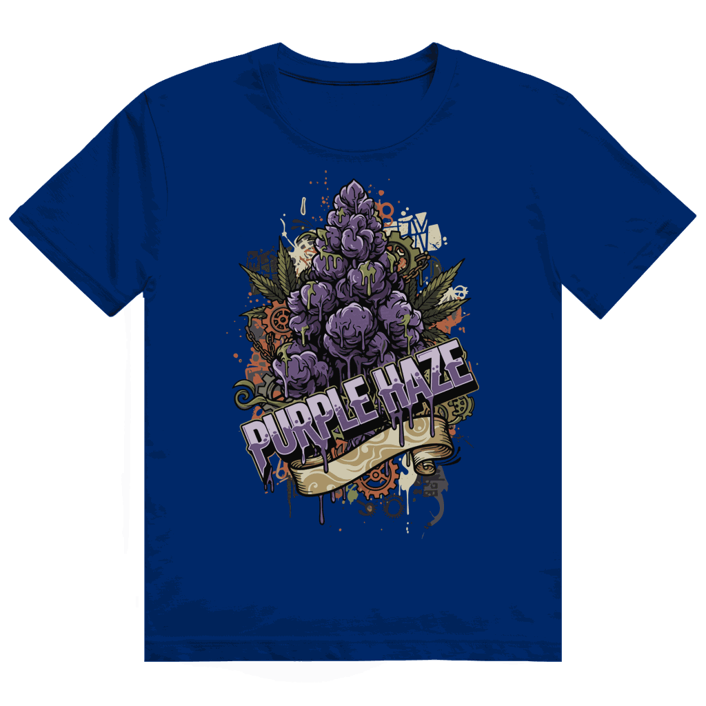 Heavy Cotton T-Shirt - Purple Haze Art Print | Division420®