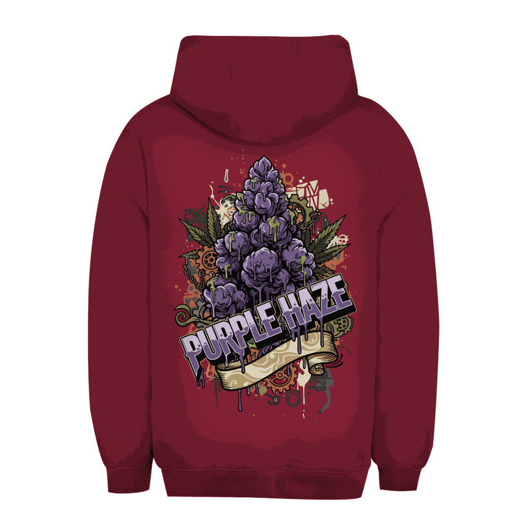 Unisex Oversize Hoodie - Purple Haze Art Print | Division420®