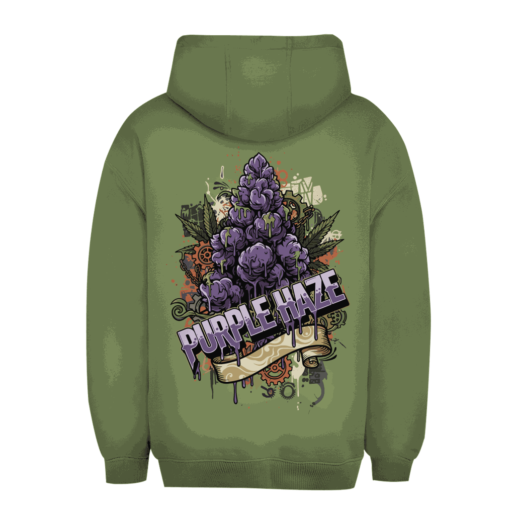 Unisex Oversize Hoodie - Purple Haze Art Print | Division420®