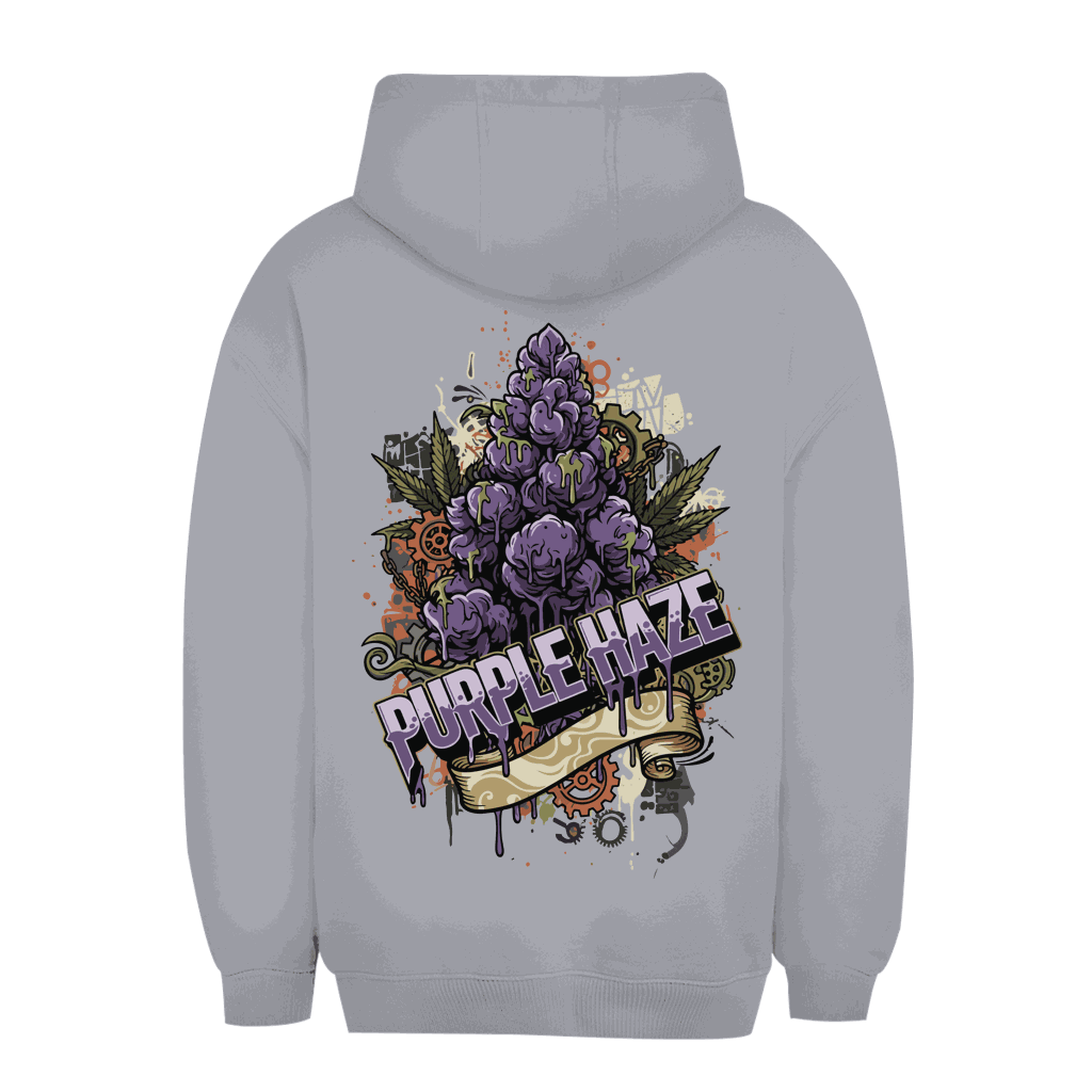 Unisex Oversize Hoodie lila mit urbanem Stil und komfortablem Schnitt