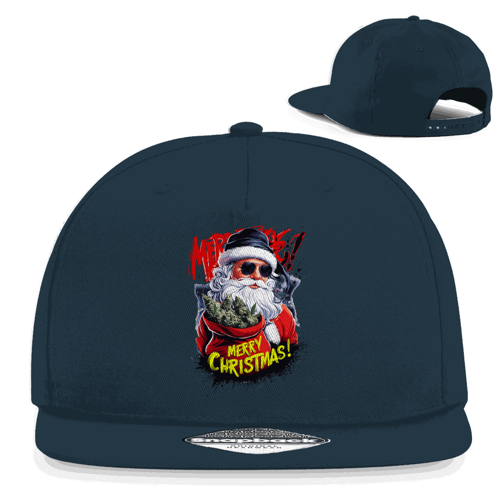 Snapback Rapper Cap - Santa Claus Weed | Division420®