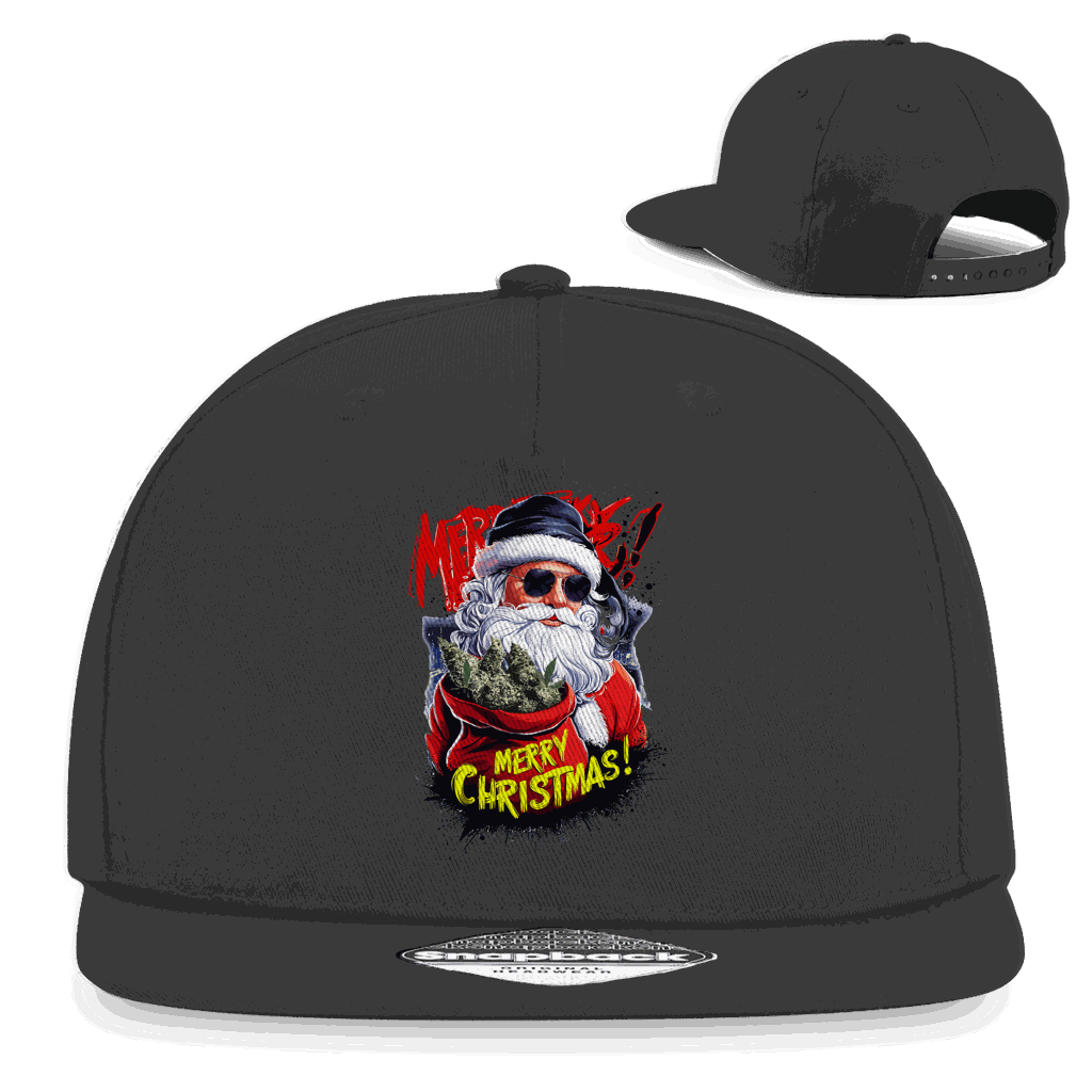 Snapback Rapper Cap - Santa Claus Weed | Division420®