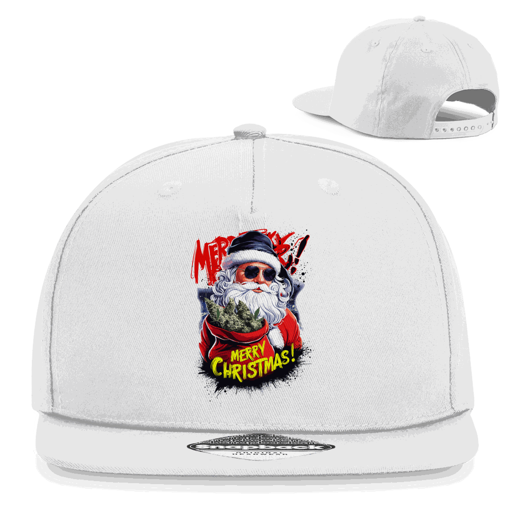 Snapback Rapper Cap - Santa Claus Weed | Division420®