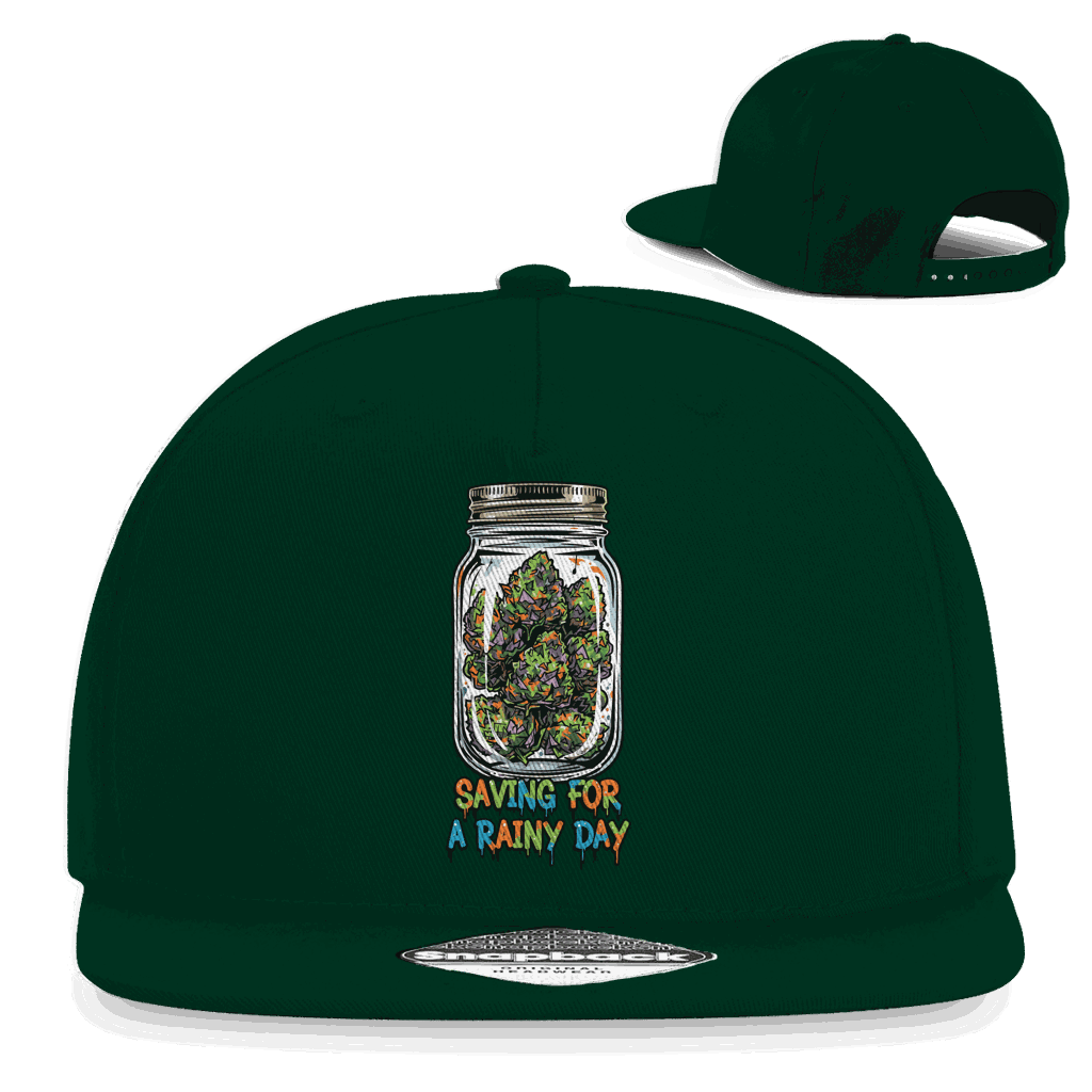Snapback Rapper Cap - Savind for a rainy day | Division420®