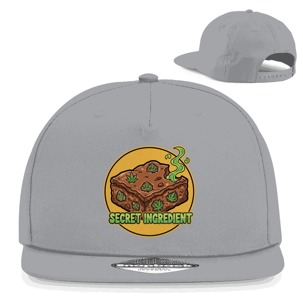 Division420 Snapback Cap Secret Ingredient aus Baumwoll-Twill mit Retro-Snapbackverschluss und urbanem 5-Panel Design