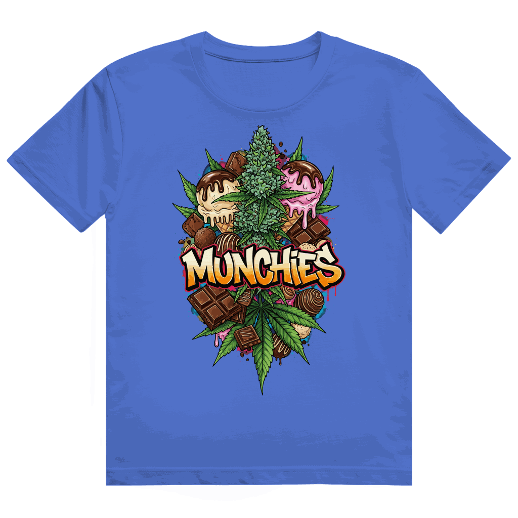 Größentabelle für Division420 Heavy Cotton T-Shirt Sweet Munchies aus 100% Baumwolle