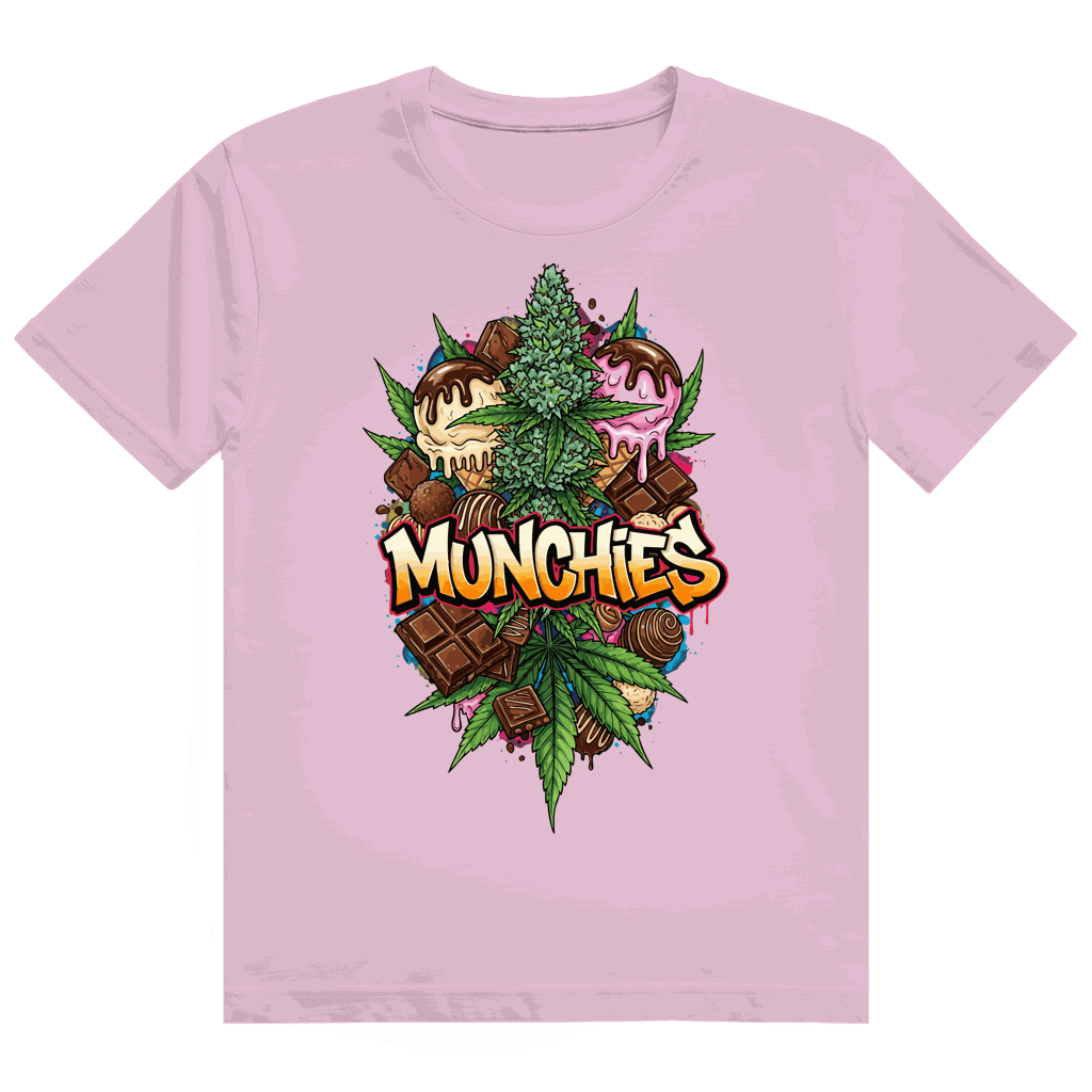 Division420 Heavy Cotton T-Shirt Sweet Munchies in hochwertiger, nachhaltiger Baumwolle mit modernem Tubular Fit und Streetstyle-Design
