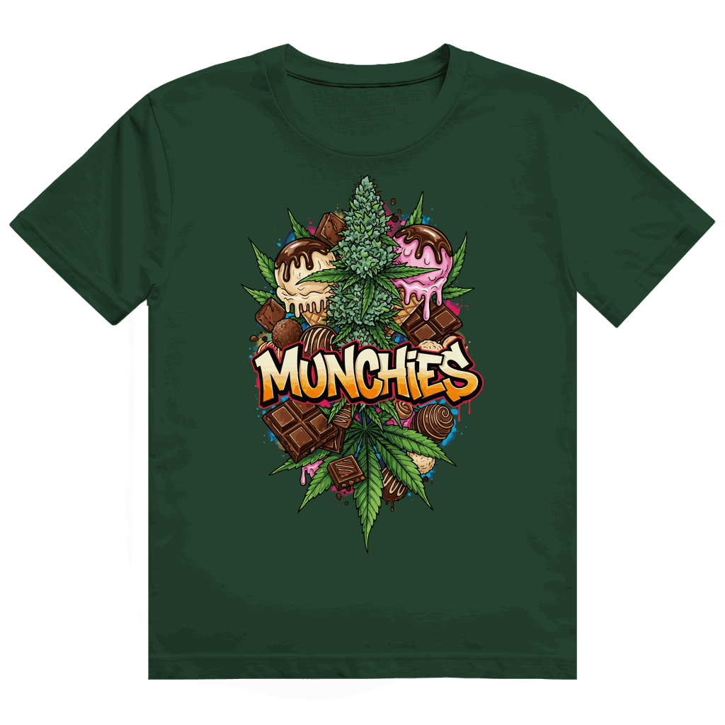 Division420 Heavy Cotton T-Shirt Sweet Munchies aus 100% Baumwolle mit modernem Tubular Fit und nachhaltiger Produktion