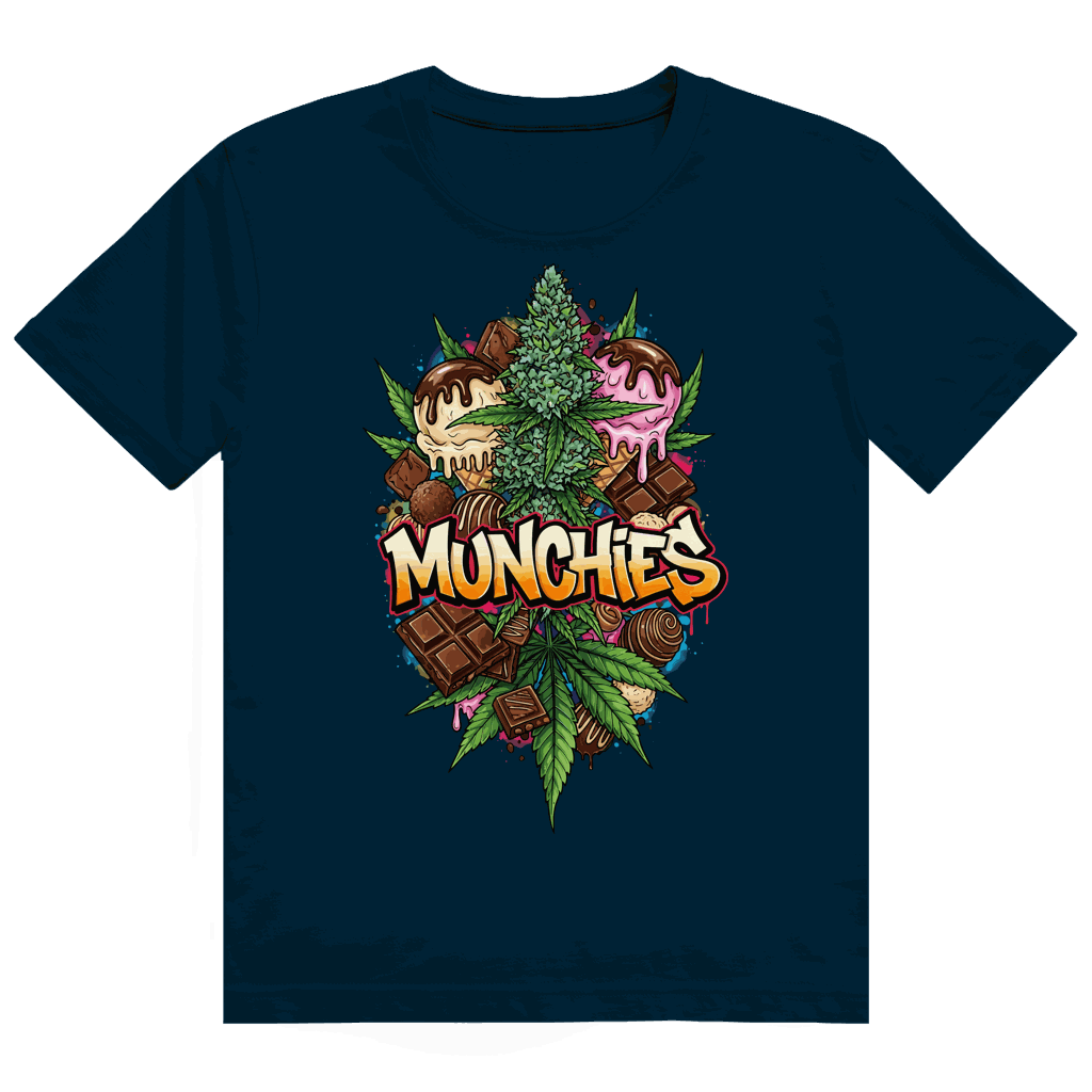 Größentabelle für Division420 Heavy Cotton T-Shirt Sweet Munchies