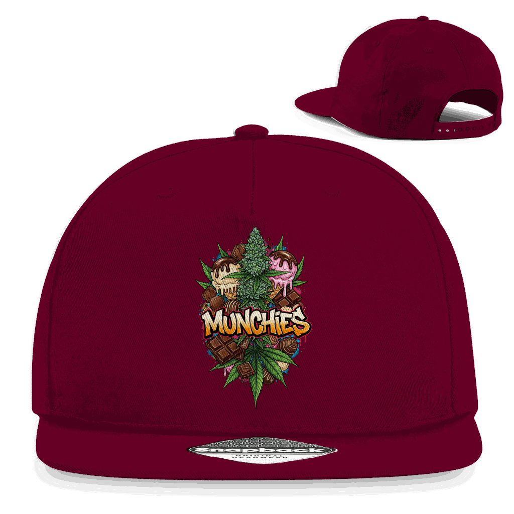 Division420 Snapback Cap Sweet Munchies in Baumwolle mit 5-Panel Design und flachem Schirm