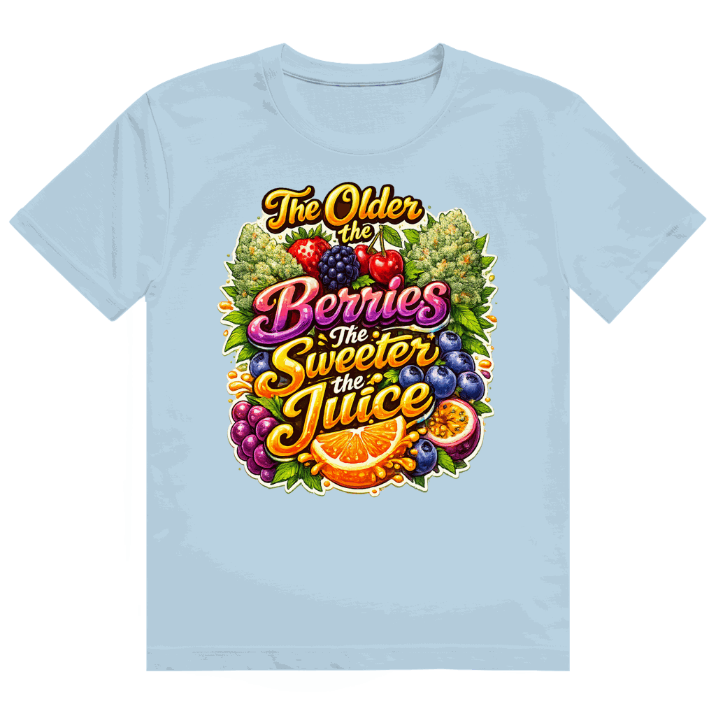 Division420 Heavy Cotton T-Shirt Sweet Old Berries aus 100% Baumwolle mit modernem Tubular Fit und nachhaltiger Produktion