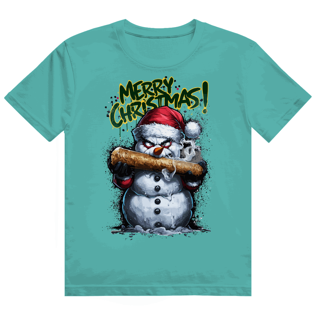 Größentabelle für Division420 Heavy Cotton T-Shirt The Snowman aus 100% ringgesponnener Baumwolle