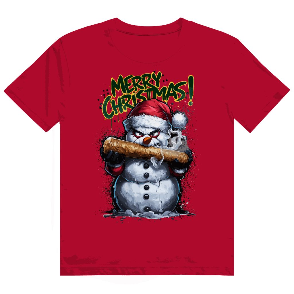Größentabelle für das Heavy Cotton T-Shirt The Snowman von Division420