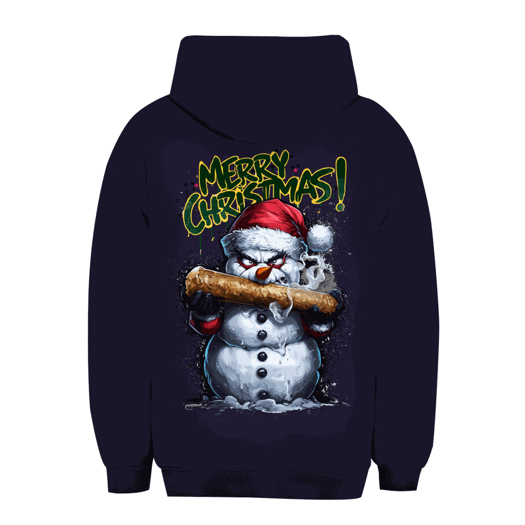 Unisex Oversize Hoodie The Snowman von Division420 mit urbanem Style und nachhaltiger Baumwolle