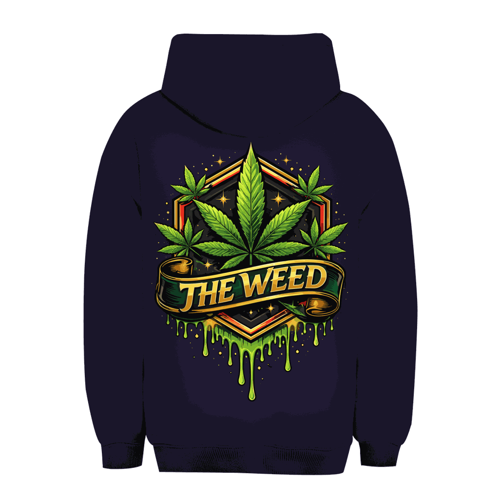 Unisex Oversize Hoodie The Weed von Division420 in urbanem Style und nachhaltiger Baumwollmischung
