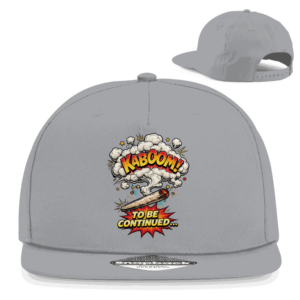 Division420 Snapback Cap To be continued aus Baumwoll-Twill mit Retro Snapback Verschluss und urbanem Streetwear-Design