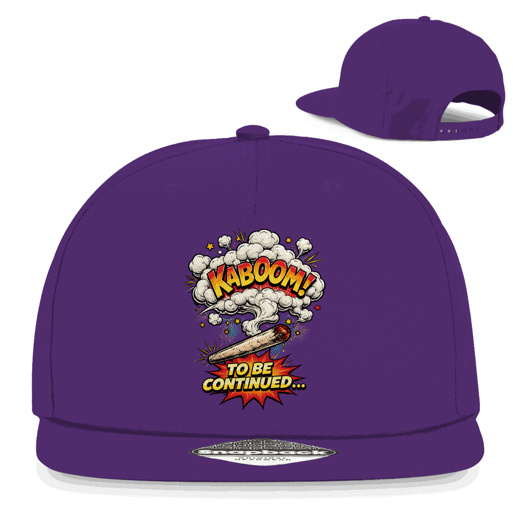 Division420 Snapback Cap urbanes 5-Panel Design mit flachem Schirm und Snapback-Verschluss