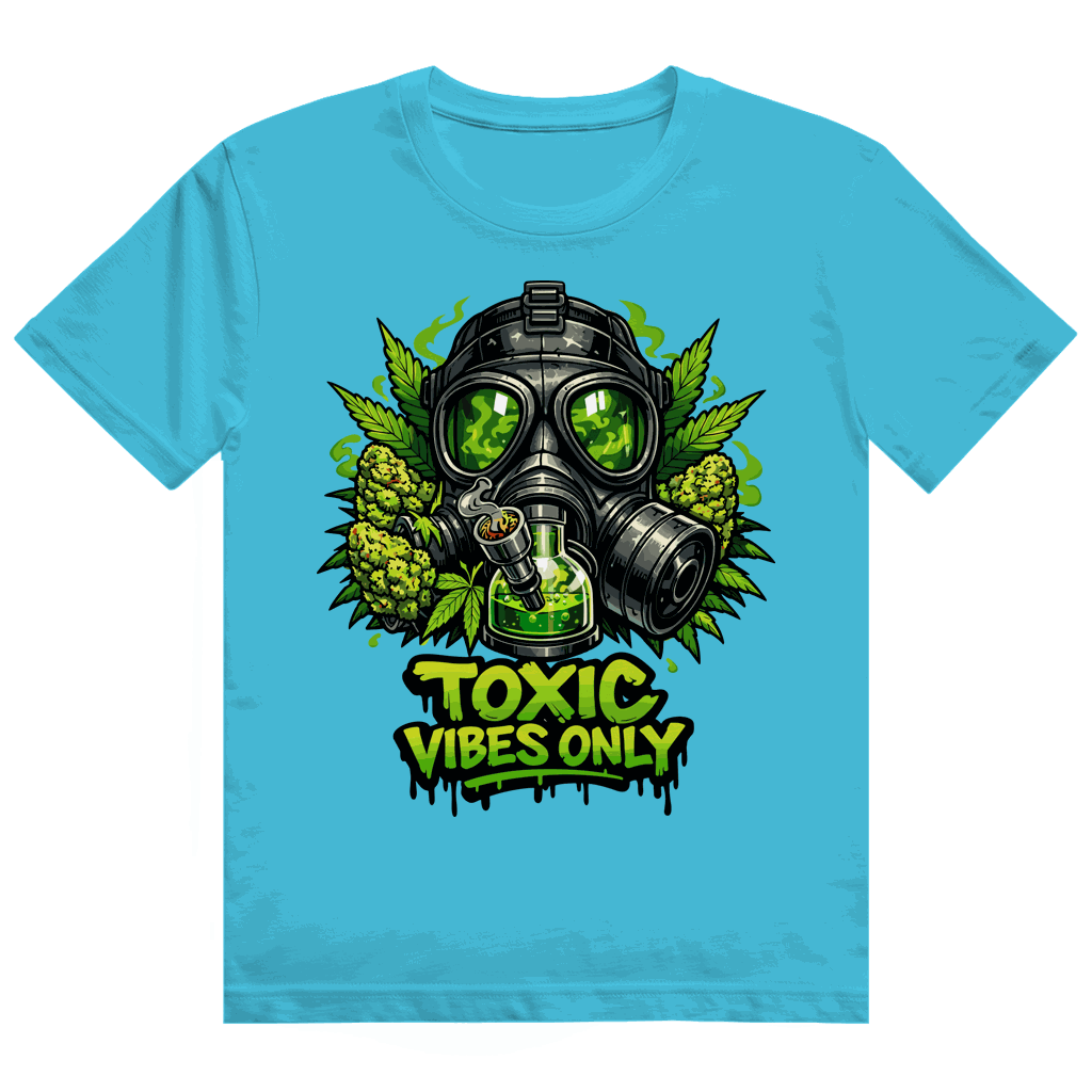 Größentabelle für Division420 Heavy Cotton T-Shirt Toxic Vibes Only