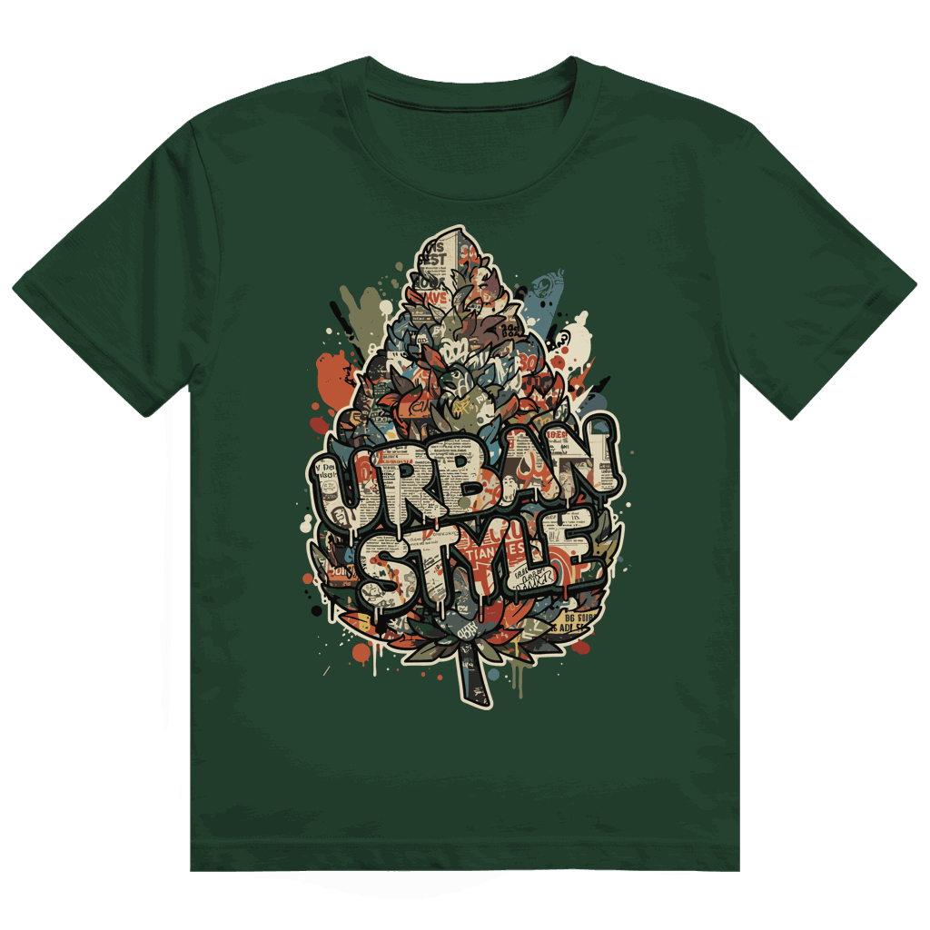 Heavy Cotton T-Shirt von Division420 in Urban Style mit robustem Rippkragen und entspanntem Tubular Fit