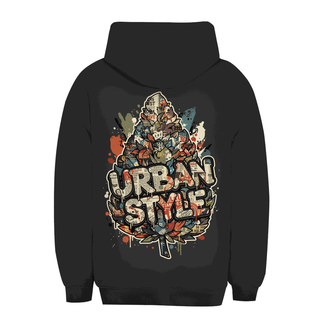 Unisex Oversize Hoodie Urban Style Art Print von Division420 mit Kapuze und Kängurutasche