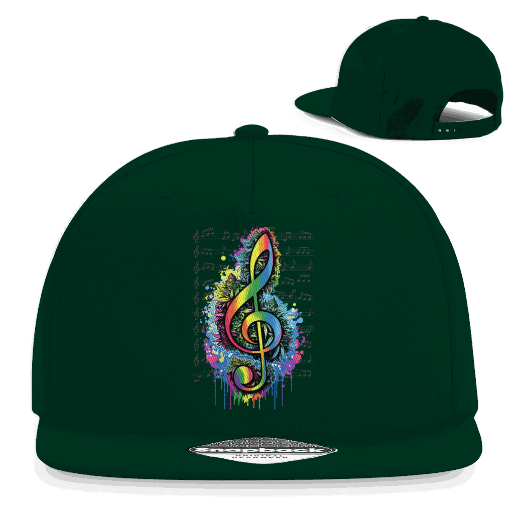 Snapback Rapper Cap - Weed and Music | Division420®