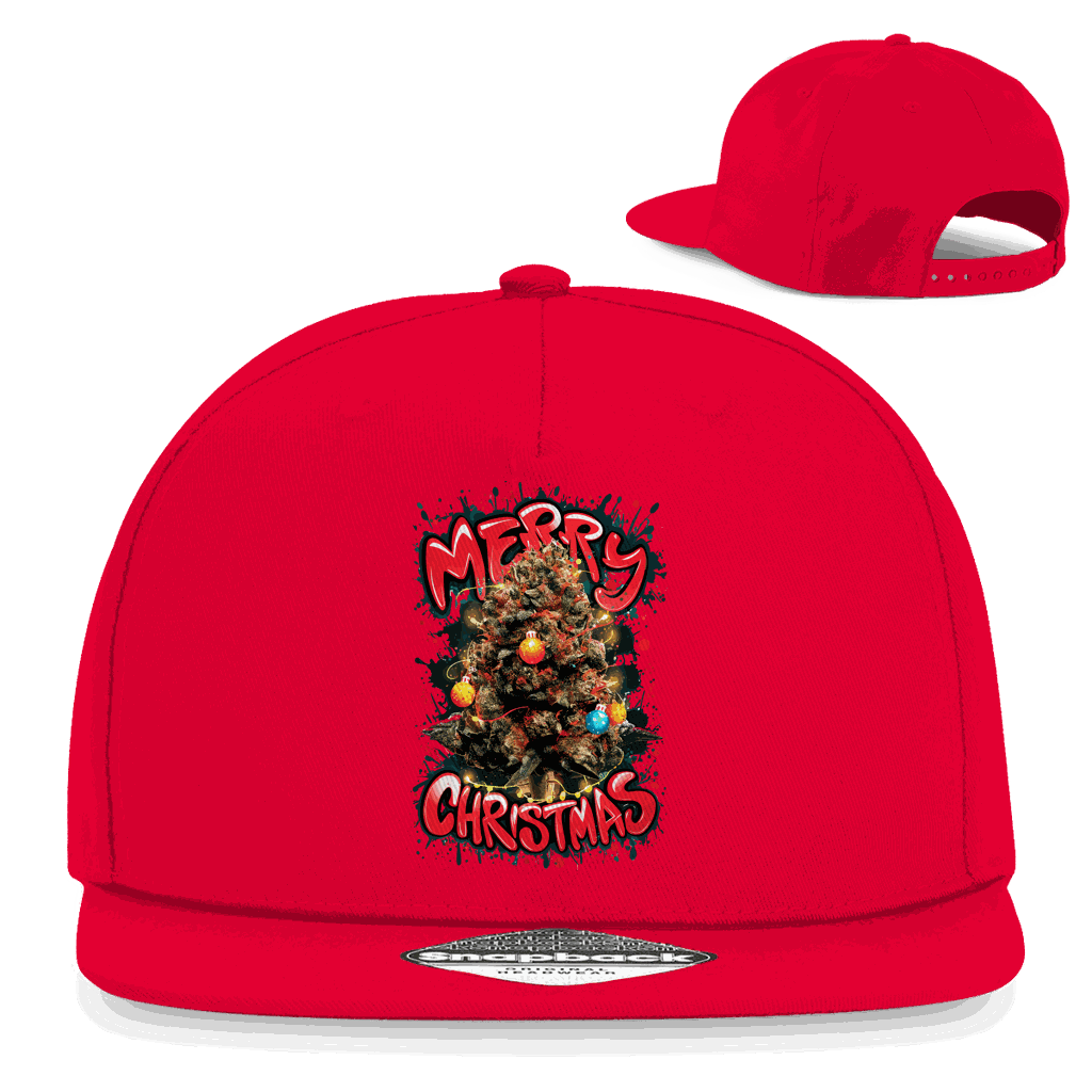 Snapback Rapper Cap Weed - Christmas Tree | Division420®