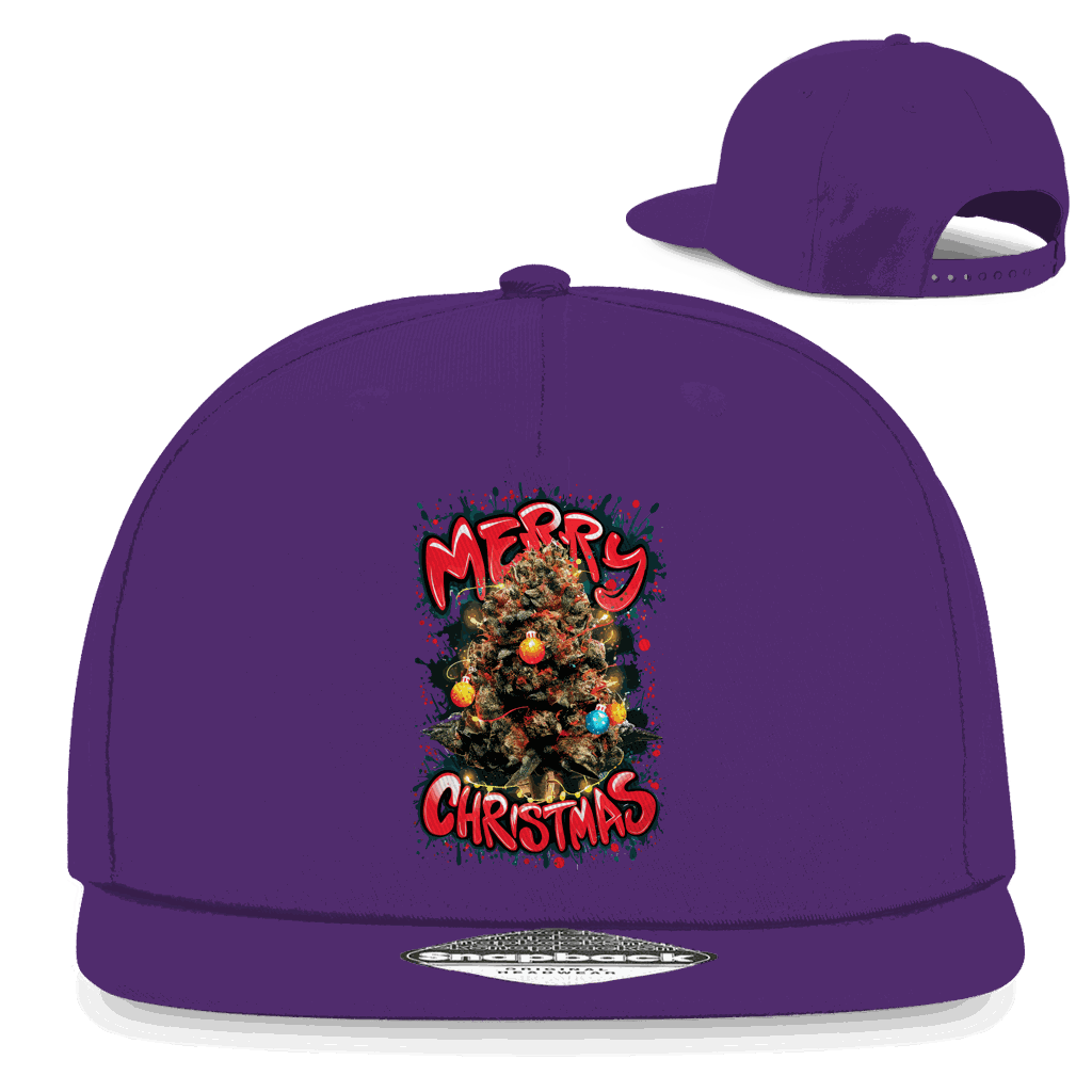 Snapback Rapper Cap Weed - Christmas Tree | Division420®