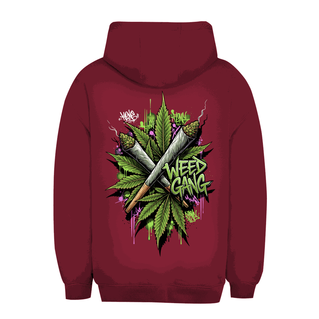 Unisex Oversize Hoodie von Division420 mit lockerem Schnitt und nachhaltiger Baumwollmischung