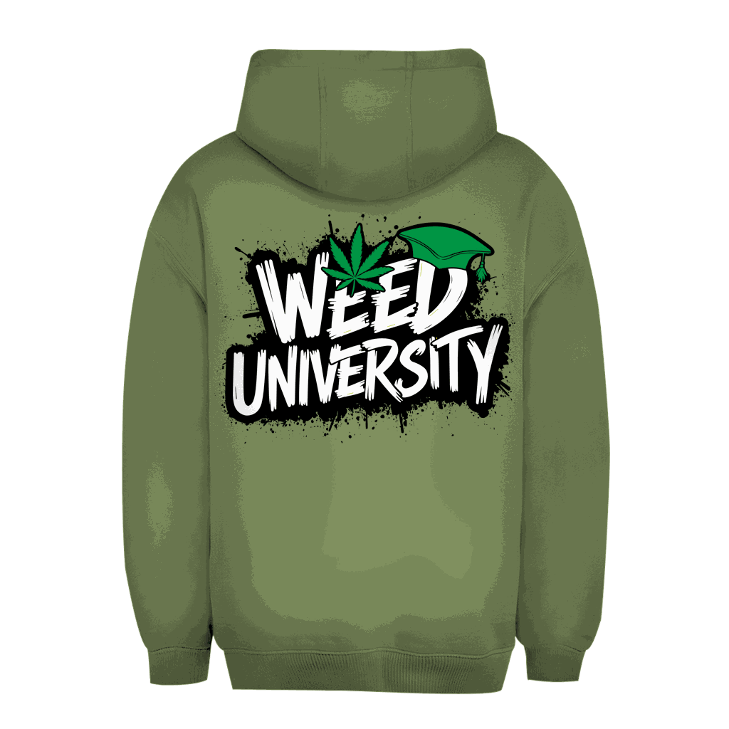 Unisex Oversize Hoodie von Division420 mit Kordelzug und Kängurutasche in urbanem Stil