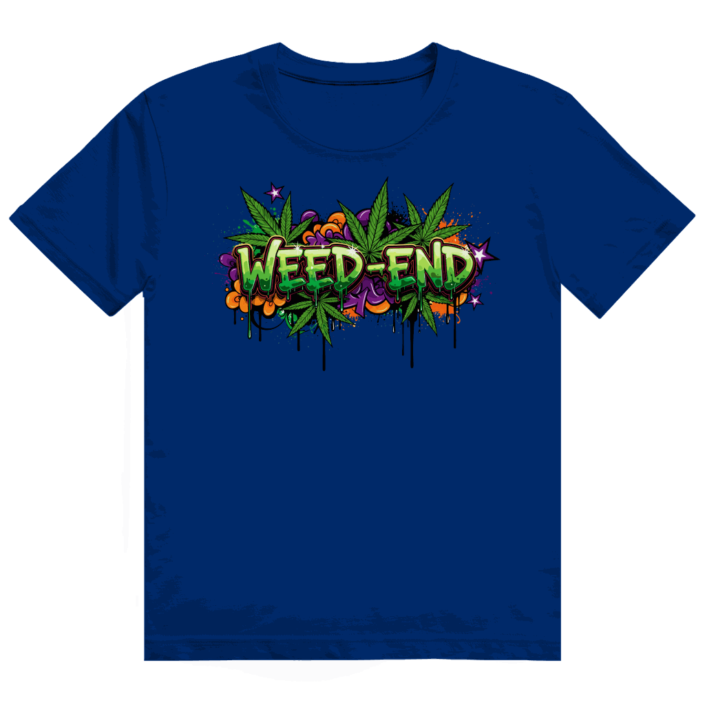 Größentabelle für Division420 Heavy Cotton T-Shirt Weed-End aus nachhaltiger Baumwolle