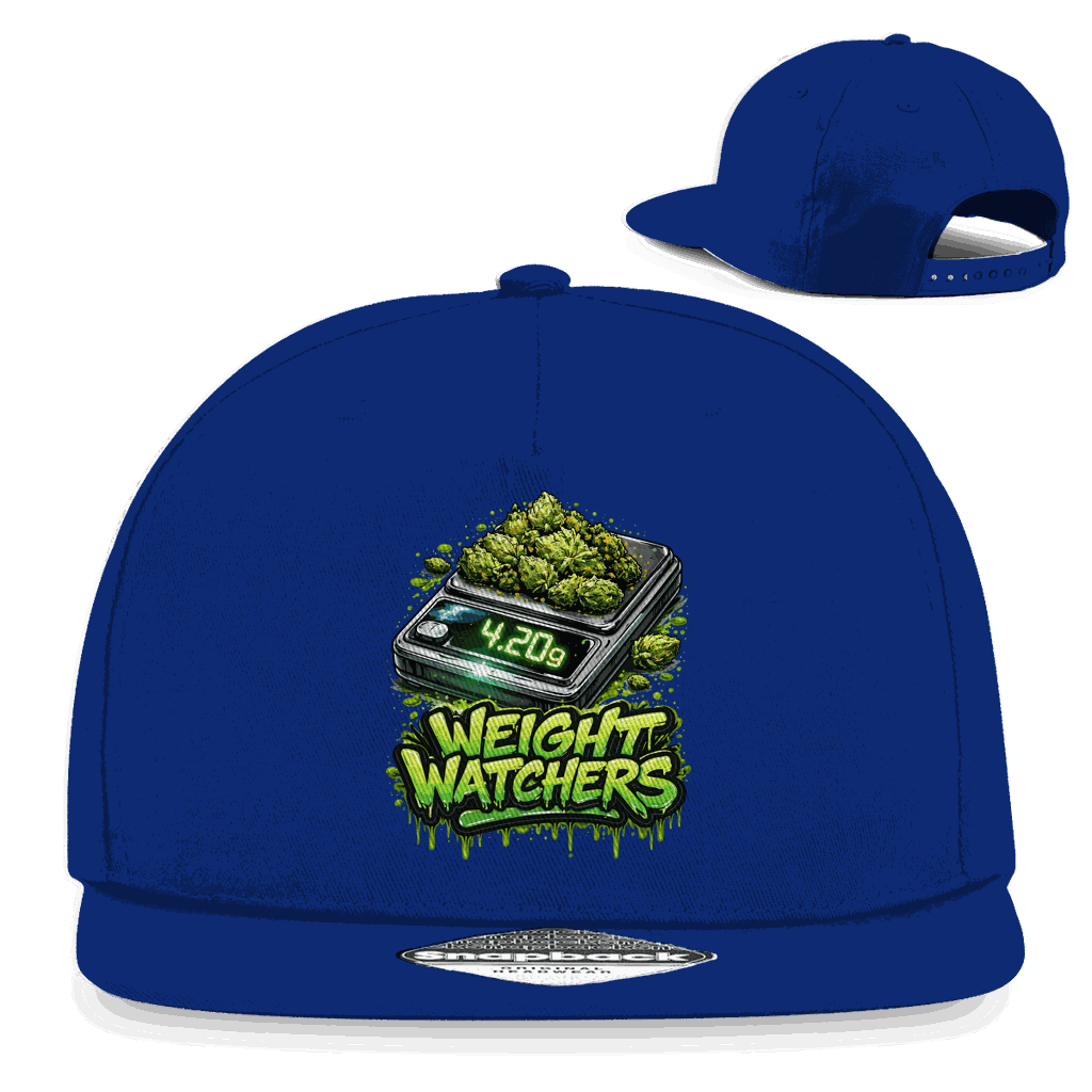 Division420 Snapback Cap Weight Watchers Baumwoll-Twill 5-Panel Streetwear Style