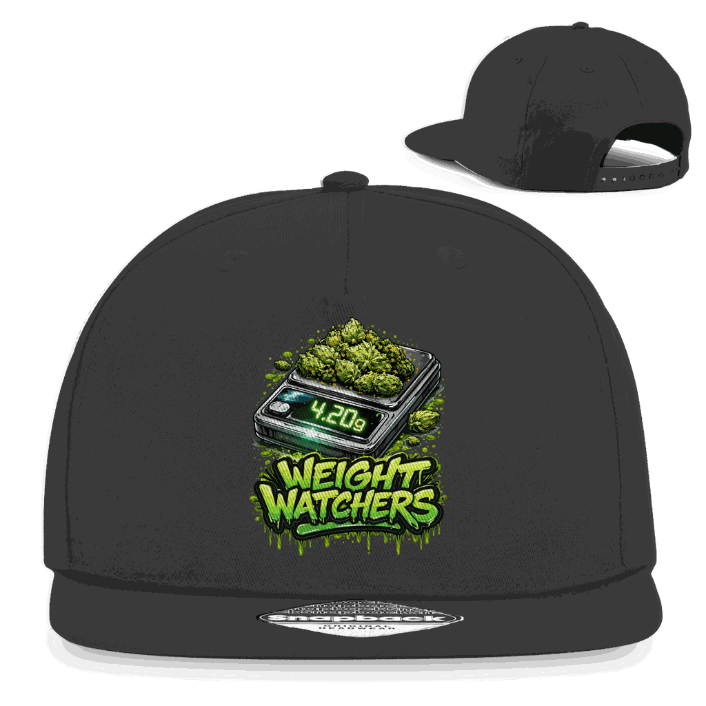 Division420 Snapback Cap aus Baumwoll-Twill mit flachem Schirm und Retro-Snapback-Verschluss