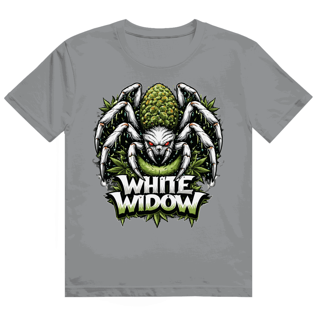 Weißes Heavy Cotton T-Shirt von Division420 mit nachhaltiger Baumwolle und lockerem Tubular Fit